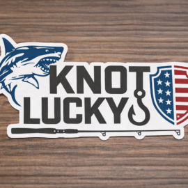 Knot Lucky Logo Vinyl Sticker